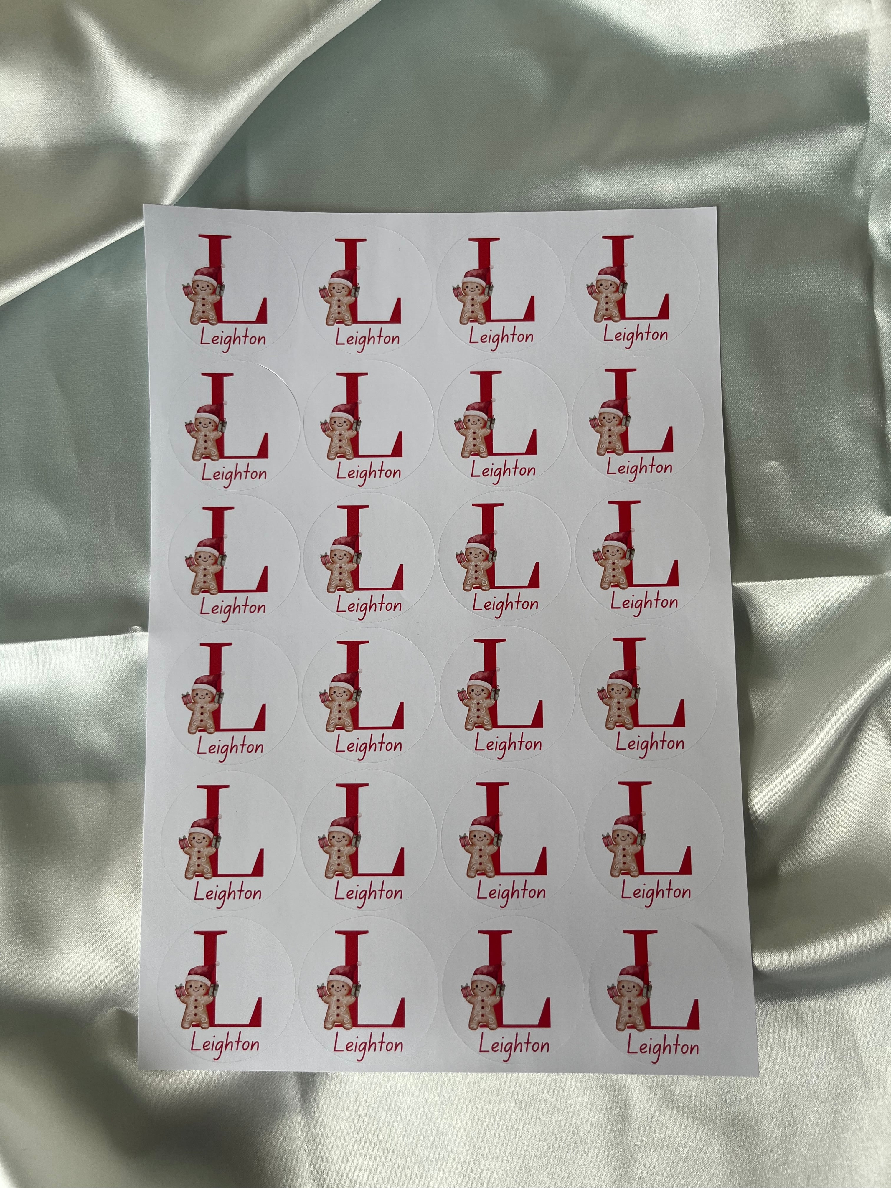 Christmas Personalised Stickers