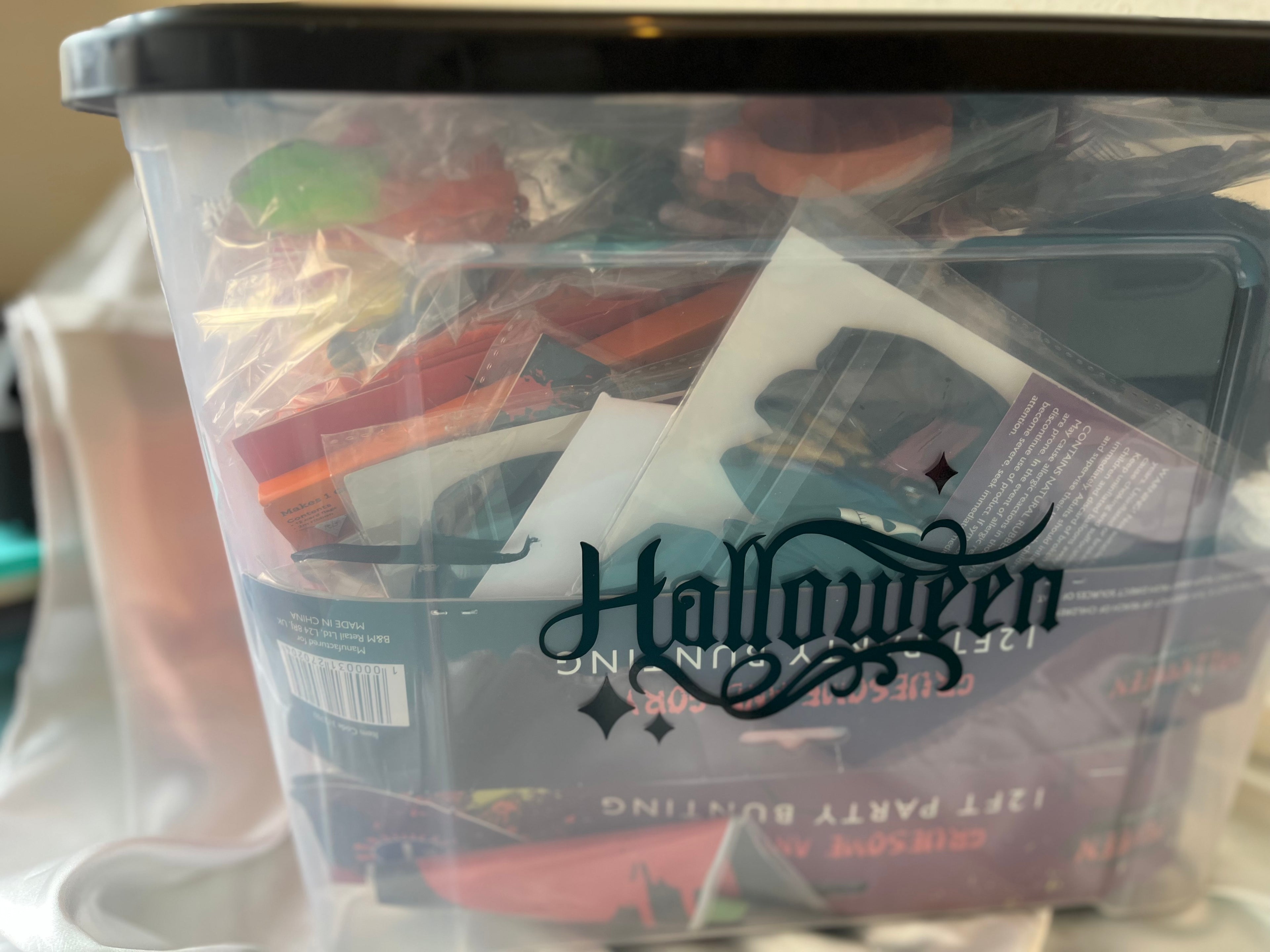 Halloween Storage Box Vinyl - Decorative Storage Solution