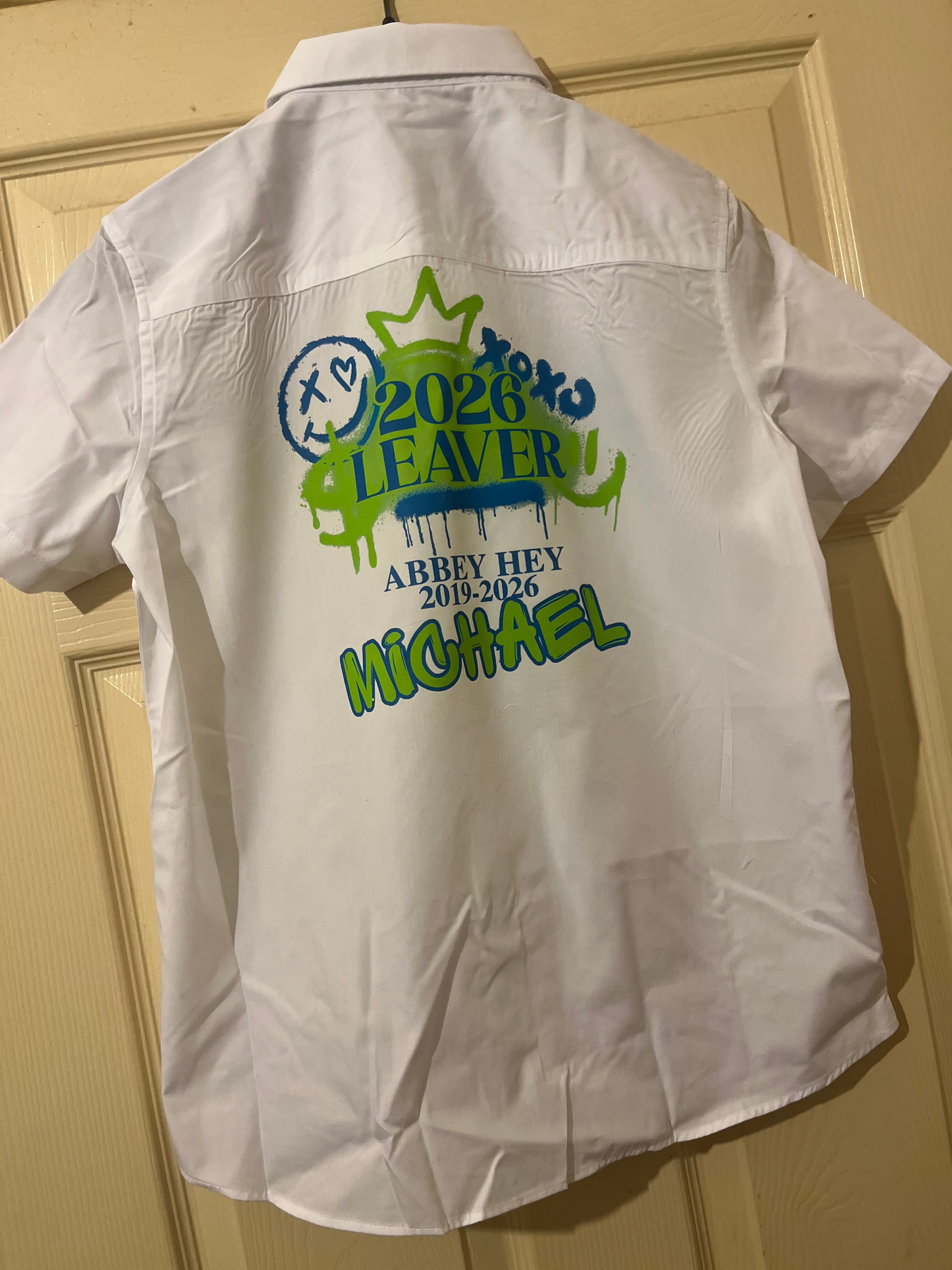 Personalised School Leavers T Shirt Celebrate Milestones with Style Customisable Option for Students Transitioning to Next Phase of Journey (Copy)