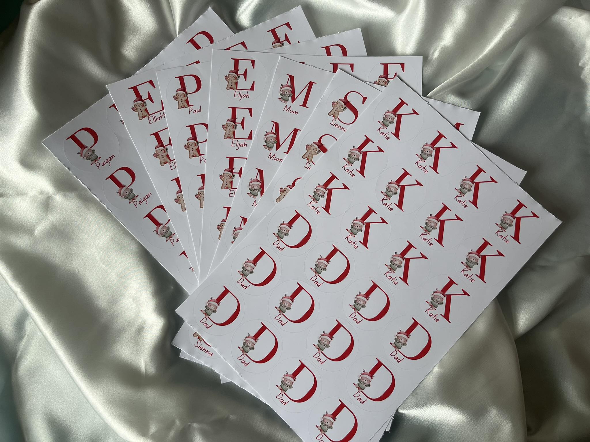 Christmas Personalised Stickers