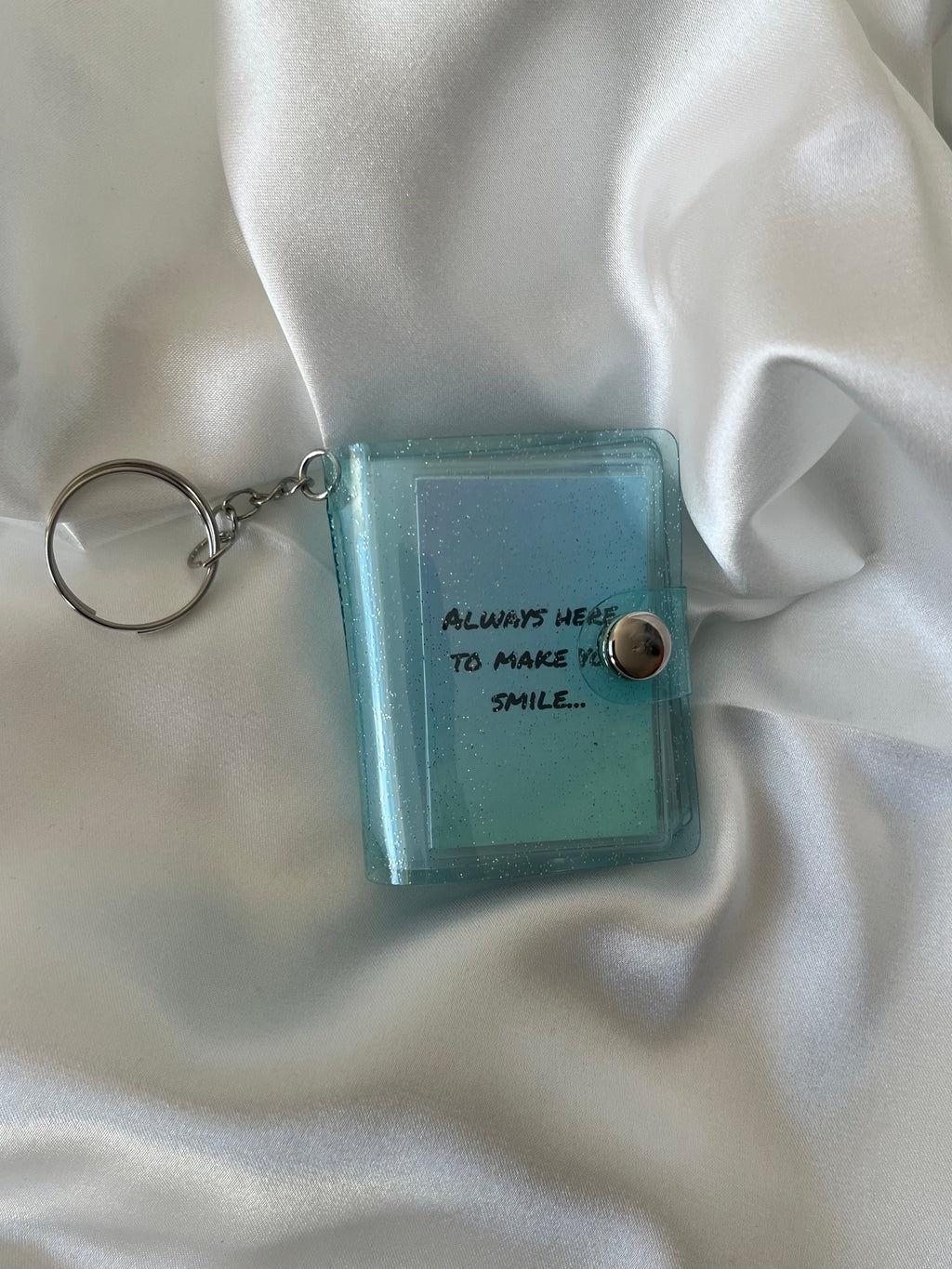 Personalised mini album keyring