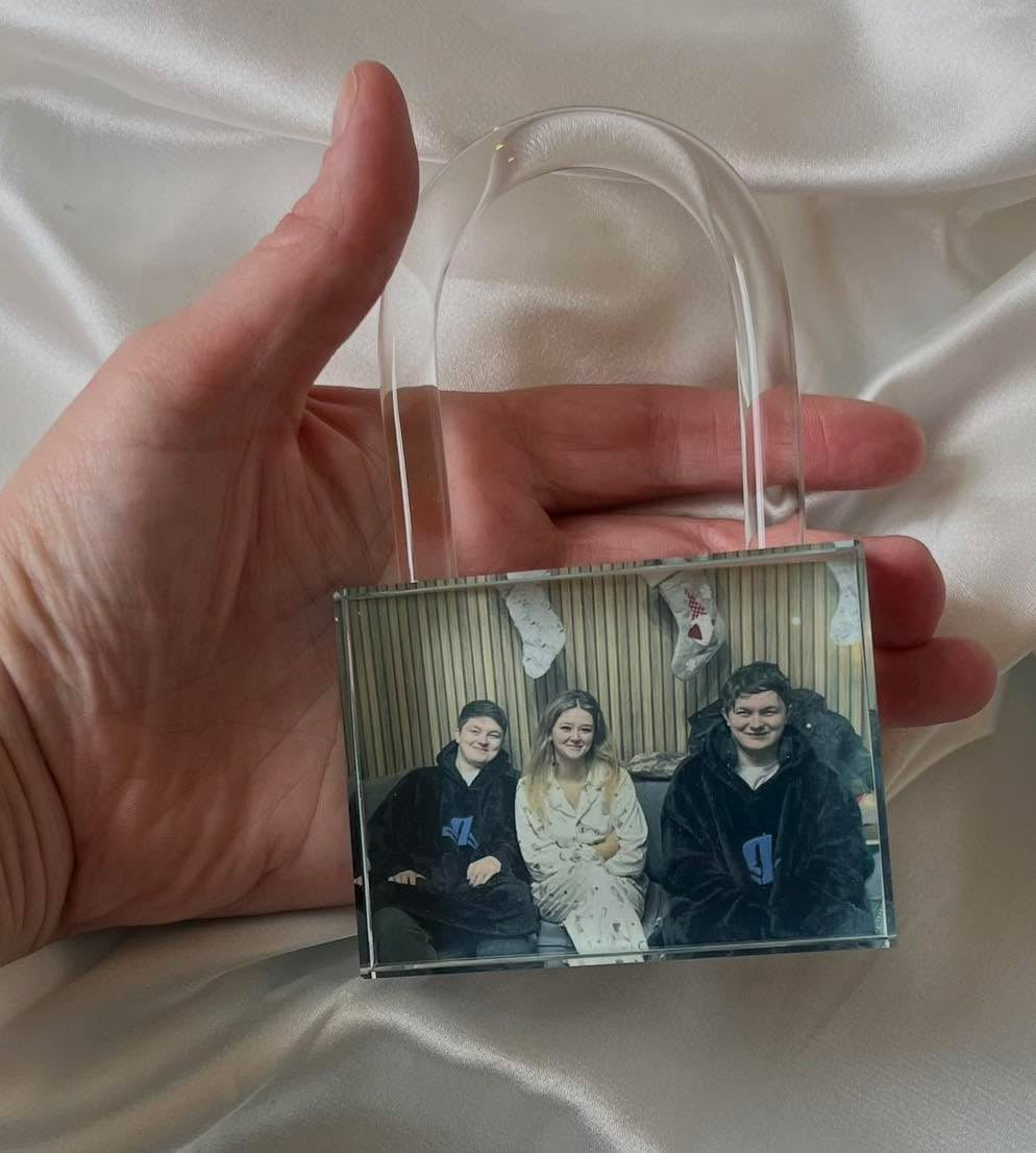 Crystal photo love locks