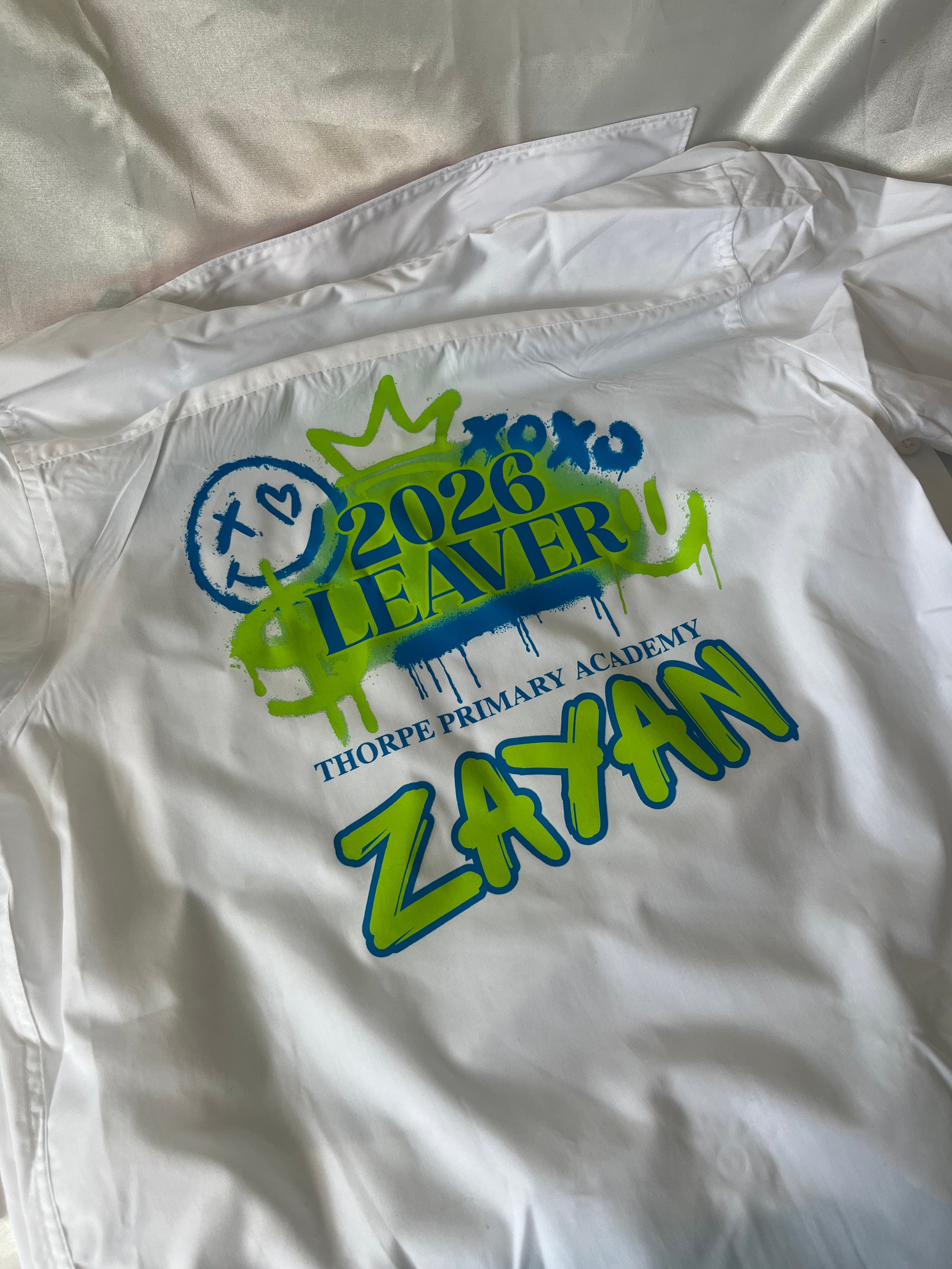 Personalised School Leavers Shirt Celebrate Milestones with Style Customisable Option for Students Transitioning to Next Phase of Journey