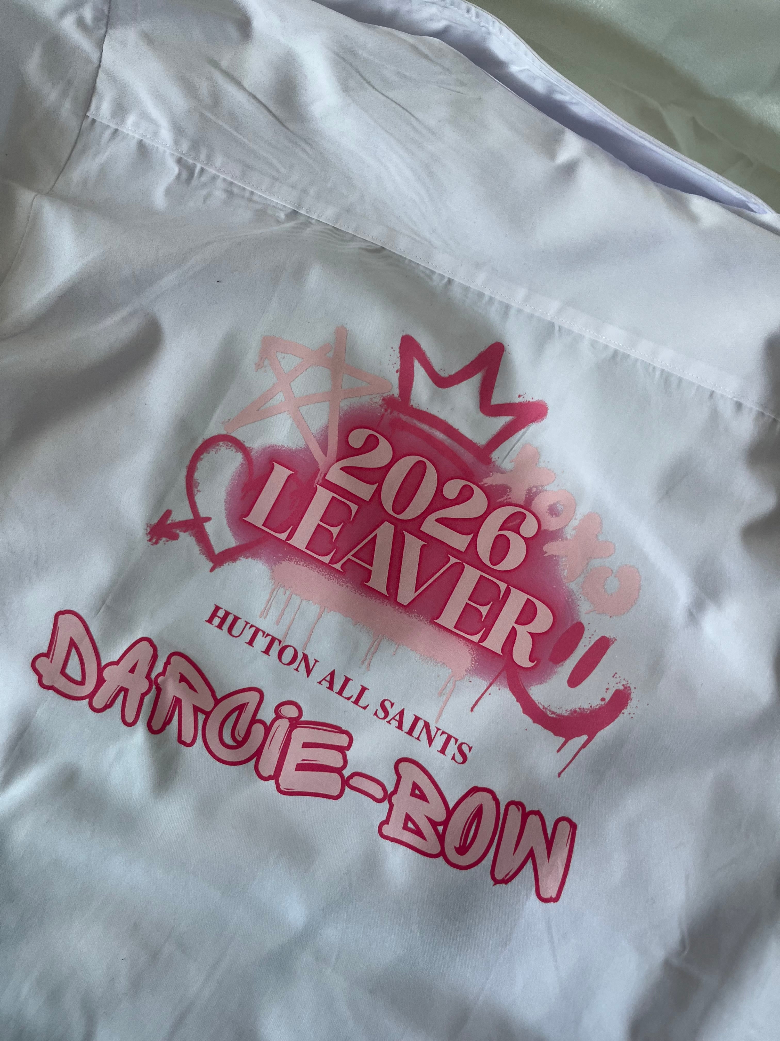 Personalised School Leavers Shirt Celebrate Milestones with Style Customisable Option for Students Transitioning to Next Phase of Journey