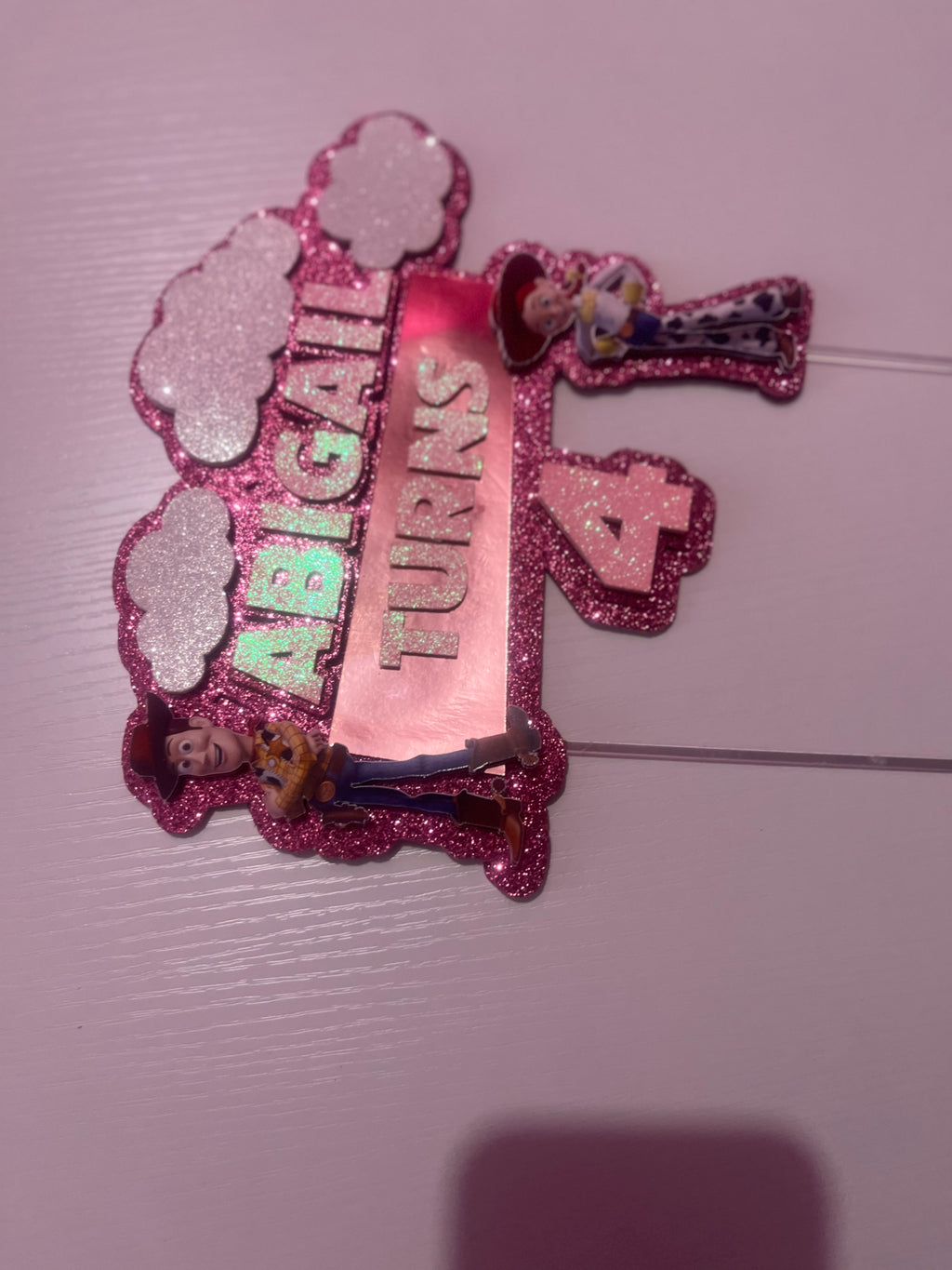 3D cake topper