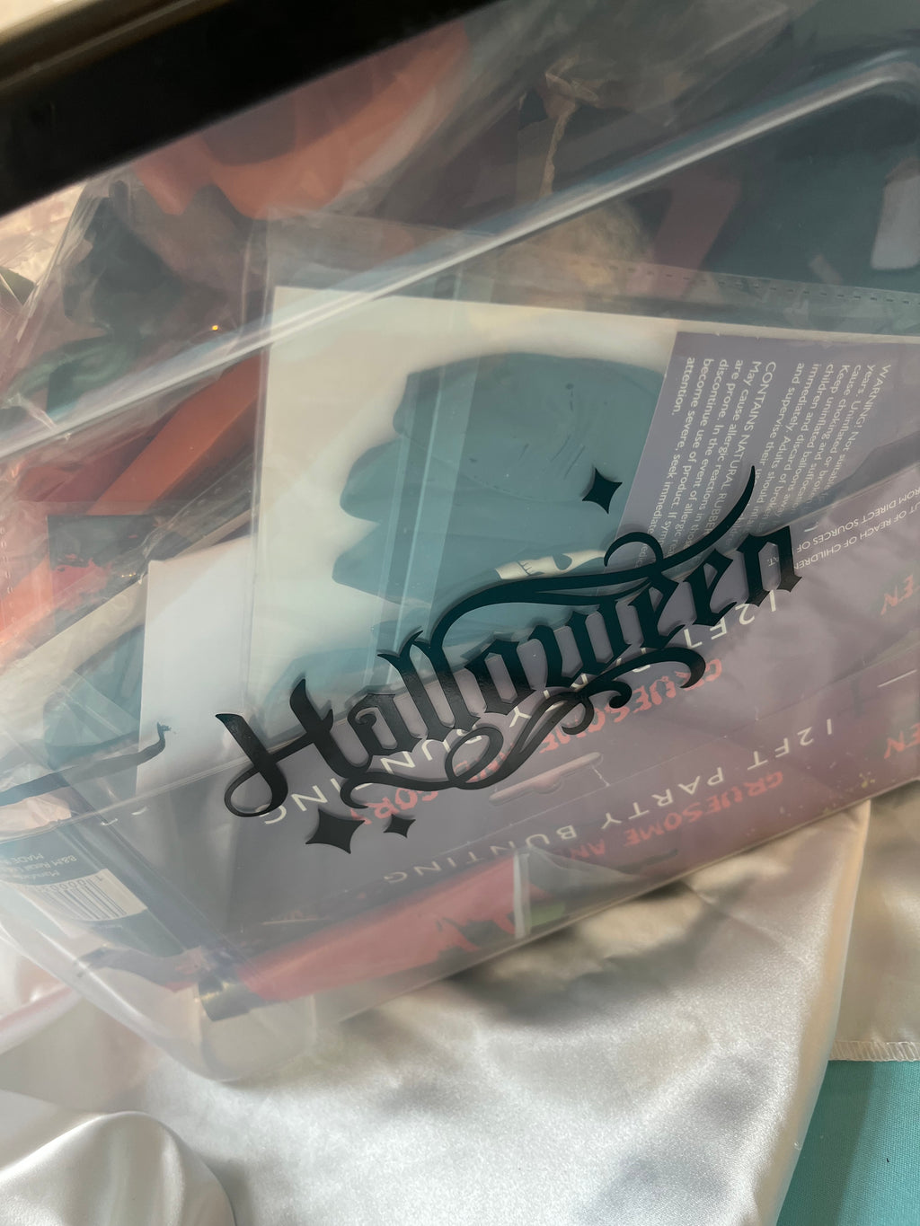 Halloween Storage Box Vinyl - Decorative Storage Solution