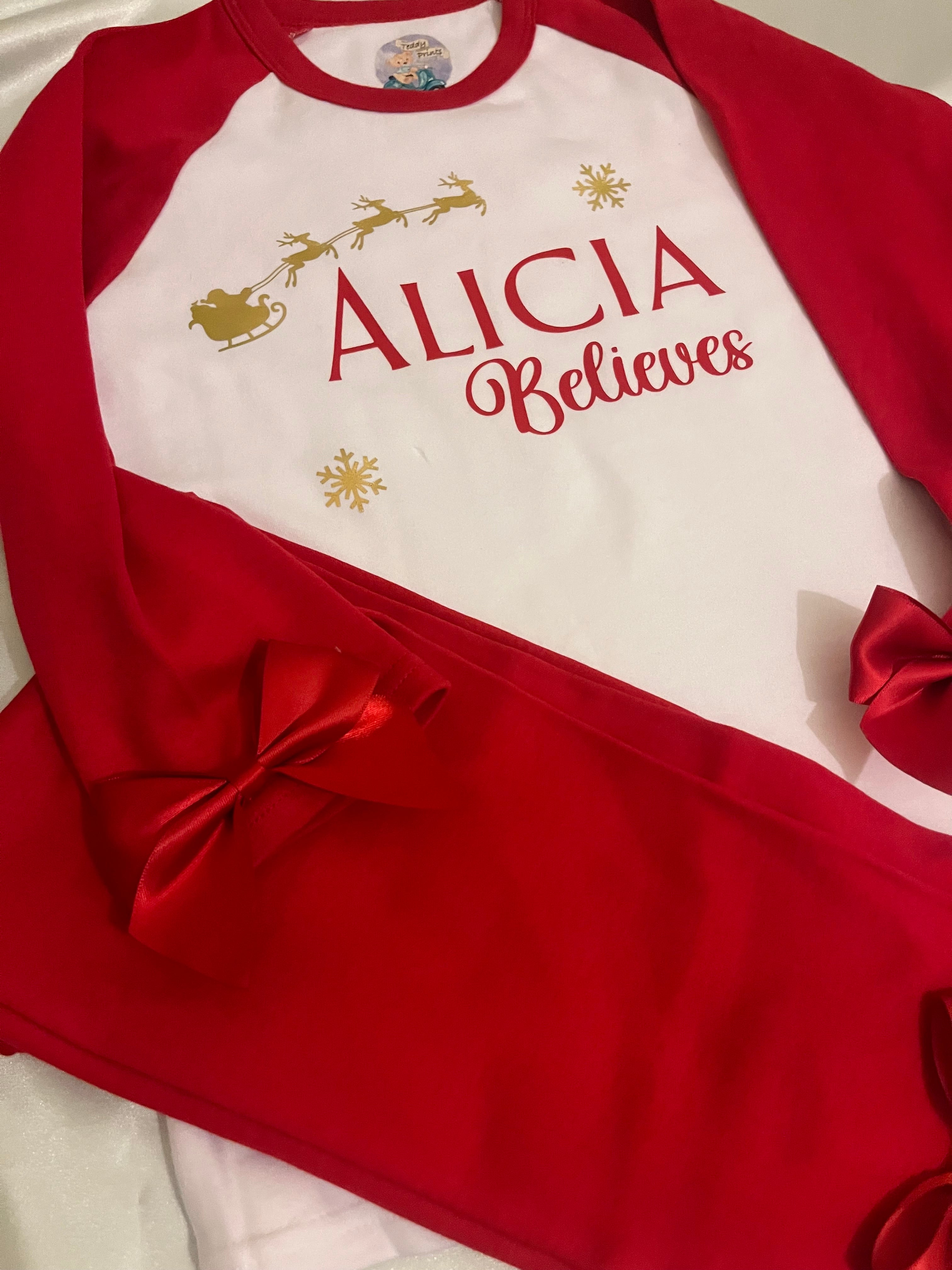 Red Christmas Pyjamas