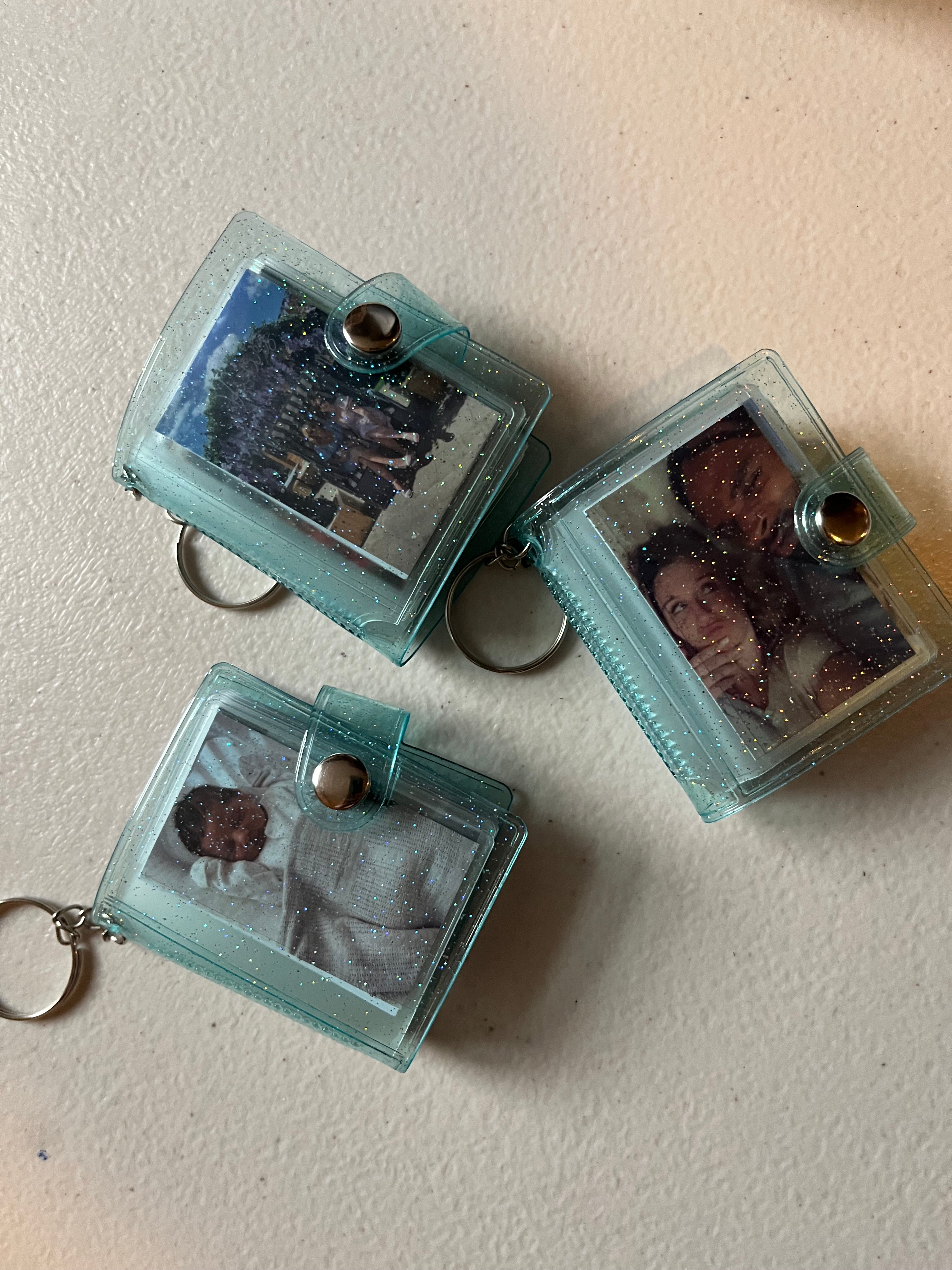 Personalised mini album keyring