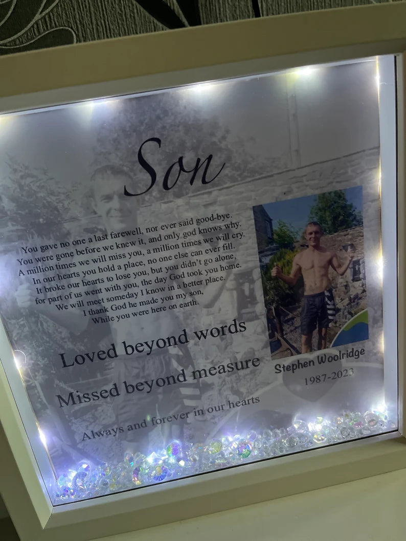 Personalised Memorial Photo Frame