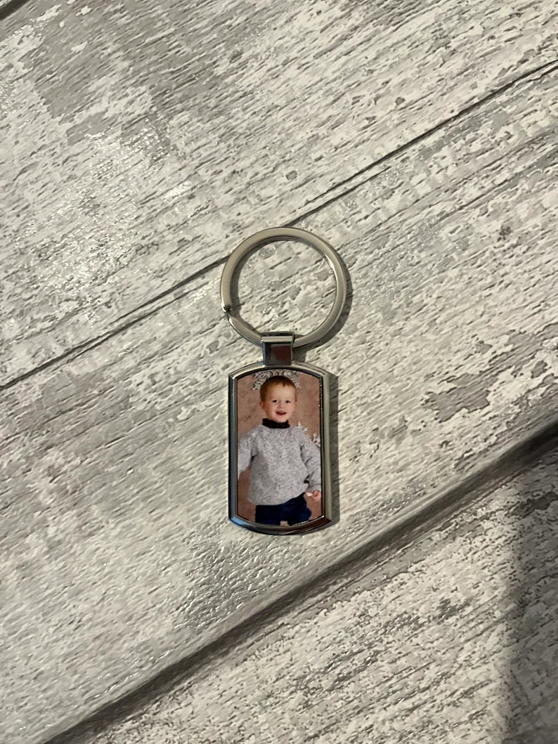 Personalised Photo Keyring Holder
