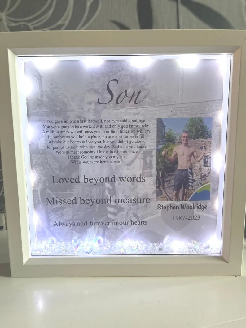 Personalised Memorial Photo Frame