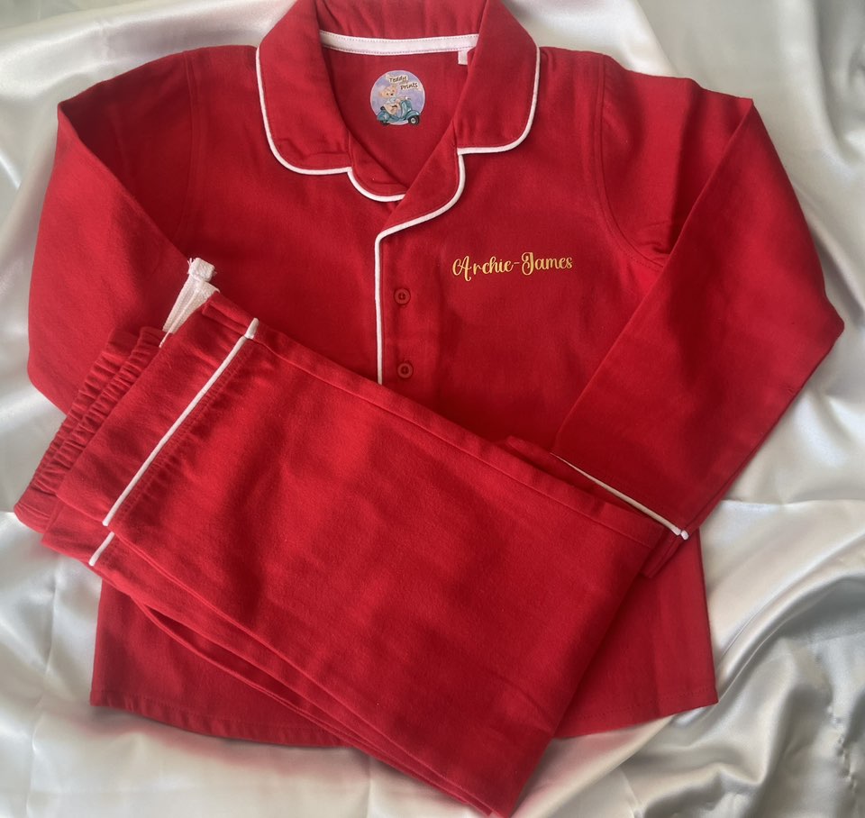 Red Pyjama Set